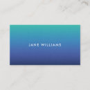 Search for gradient blue business cards Simple