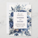 Search for ivory silver wedding invitations Floral