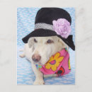 Search for funny flowers postcards Dog