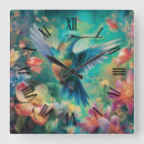 Search for hummingbirds clocks Colourful