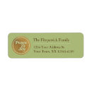 Search for peace and joy return address labels Green
