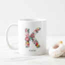 Search for alphabet k mugs Floral