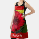 Search for red and yellow flowers aprons Floral