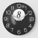 Search for billiard clocks 8 ball