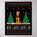 Search for irish wolfhound art Glitter christmas tree