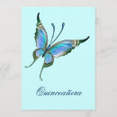 Search for blue butterfly birthday invitations Purple