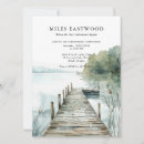 Search for lake party invitations Watercolor