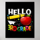 Search for 3rd grade teacher posters First day of school