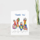 Search for funny animal thank you cards Bird