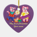 Search for pink pig christmas tree decorations Swine