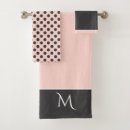 Search for blush and gray bathroom accessories Girly