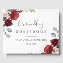 Search for floral wedding guest books Elegant