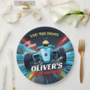 Search for racing cars paper plates Boys birthday party