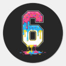 Search for number 6 stickers Top