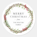 Search for winter berries stickers Vintage
