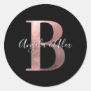 Search for pink monogram b stickers Bride
