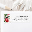 Search for winter foliage return address labels Modern