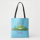 Search for frog tote bags Cartoon