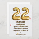 Search for 22nd birthday invitations Twenty two