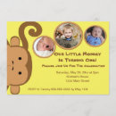 Search for our little monkey invitations Kids