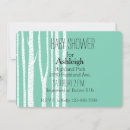 Search for mint and white baby shower invitations Green