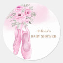 Search for ballerina baby shower stickers Watercolor
