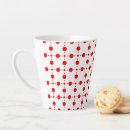 Search for red polka dots mugs Pattern of dots