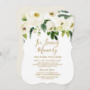 Search for white rose funeral invitations Elegant