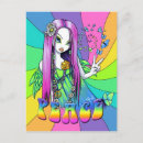 Search for rainbow hippy postcards Hippie
