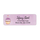Search for cupcake return address labels Candle