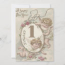 Search for cherub angel invitations Antique