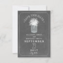Search for mason jar save the dates Chalkboard