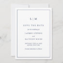 Search for monogram save the dates Elegant