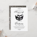 Search for silver masquerade invitations Modern