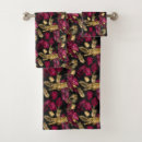 Search for burgundy and gold bath towels Pattern