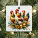 Search for hen christmas tree decorations Bird