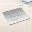 Search for silver glitter coasters Chic