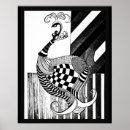 Search for peacock posters Black and white