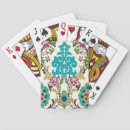 Search for damask playing cards Floral