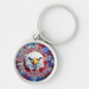 Search for united states key rings Red white and blue