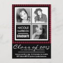 Search for red and black plaid invitations Gingham