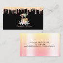 Search for black cake business cards Chef