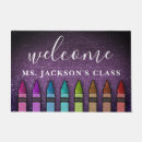 Search for classroom welcome signs Crayons