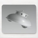 Search for flying saucers mousepads Aliens