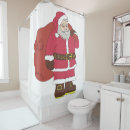 Search for santa claus shower curtains Xmas