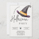 Search for witch hat halloween invitations Spider