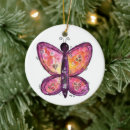 Search for purple butterfly christmas tree decorations Insect