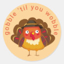 Search for cute turkey stickers Gobble