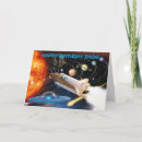 Search for stars and planets birthday cards Rocket