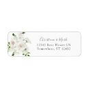 Search for floral white return address labels Modern